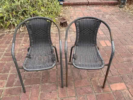 Photo of free two patio chairs (Los Altos Hills) #1