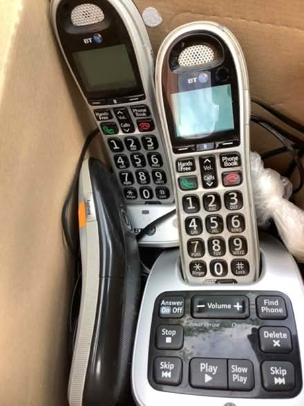 Photo of free 3 BT 4500 dect Landline phones (The Nurserylands TW12) #1