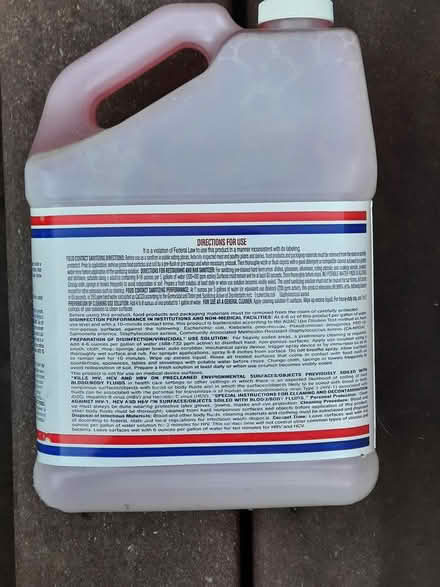 Photo of free Concentrated foam disinfectant (south San Carlos) #2