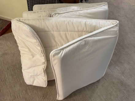 Photo of free Poang chair and ottoman cushions (Kenmore) #1