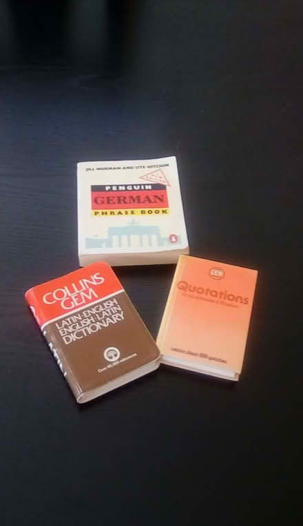 Photo of free Pocket books - Quotations/German/Latin (Lower Earley RG6) #1