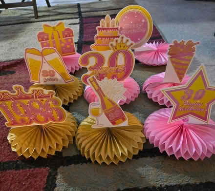 Photo of free 39th bday tabletop decor (Block by Lombard pool) #1