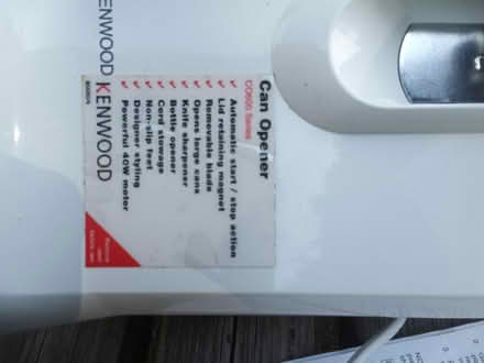 Photo of free Electric tin opener (University of Bath) #2