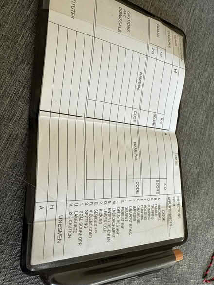 Photo of free Referee booking/sending off cards (Croydon/West Wickham) #2