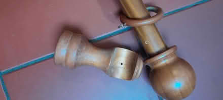 Photo of free Wooden curtain rail, 48 inches. (Kings Heath B14) #2