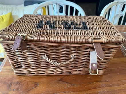 Photo of free Fortnum and Mason wicker basket (Wimbledon Park SW19) #1
