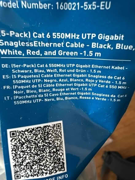 Photo of free cat-6 network cables (Hooley) #2