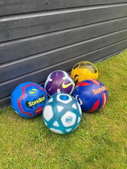 Photo of free footballs (Reigate RH2) #1