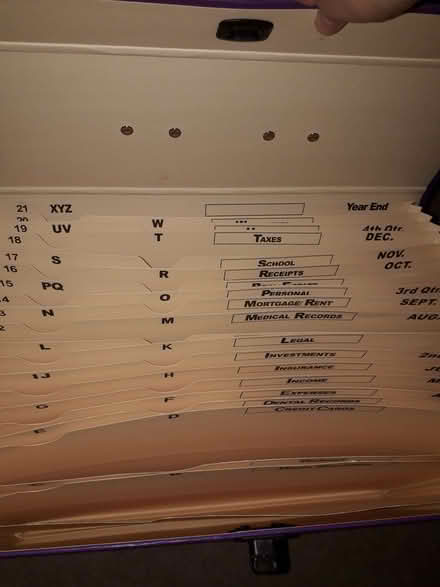 Photo of free Expanding file folder x 2 (Little Neston CH64) #2