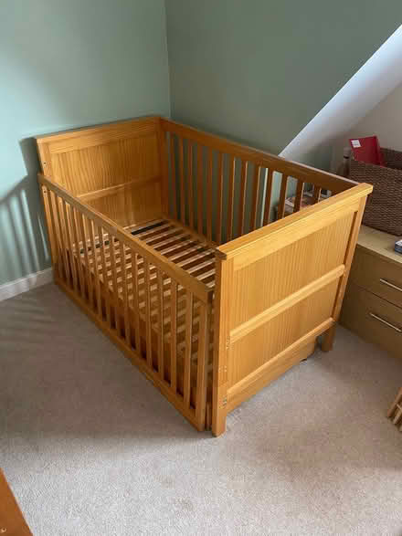 Photo of free Wooden cot and under drawer (Stroud GL5) #2