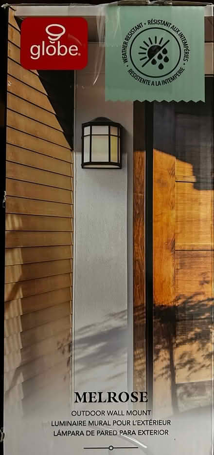 Photo of free new globe light fixture (Near Albion & Walkley.) #3