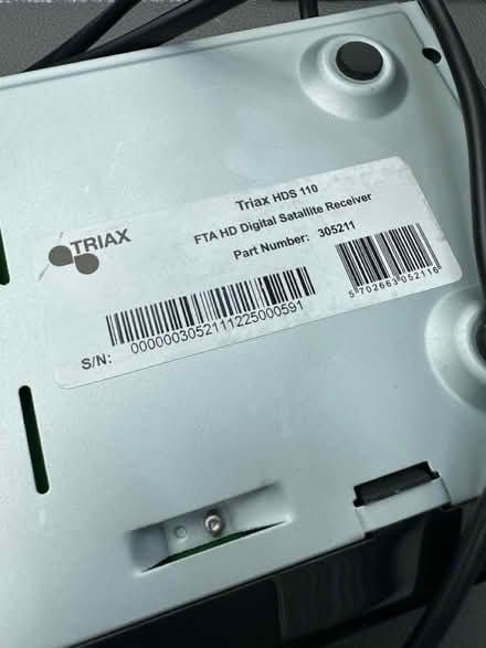 Photo of free Triad HDS 110 satellite receiver (GU5 Gomshall) #3