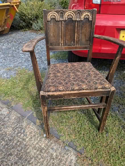 Photo of free Old chair for restoration? (Grangeway area NN10) #1