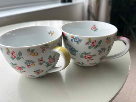 Photo of free A pair of Cath Kidston tea cups. No saucers. (Norton LD8) #1