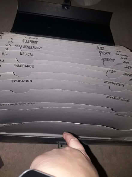 Photo of free Expanding file folder x 2 (Little Neston CH64) #3