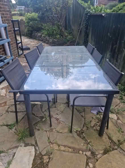 Photo of free 6 seater garden set (Bexhill) #1