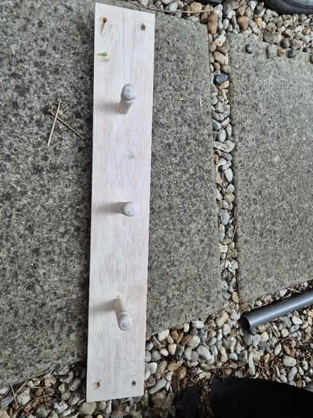 Photo of free Painted wooden coat hook (Iffley Road OX4) #1