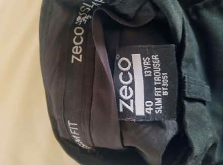 Photo of free Boys black school trousers - age 13 (Woodford E18) #2