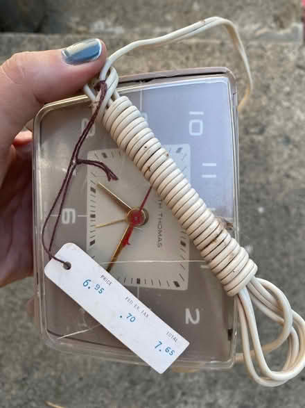 Photo of free Vintage Seth Thomas alarm clock (Bascom/Union Campbell) #1