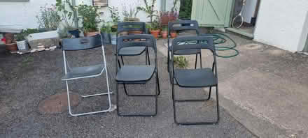 Photo of free 5 folding chairs (North Somerset BS8) #1