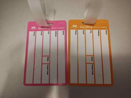 Photo of free Disney luggage tags (Primos) #2