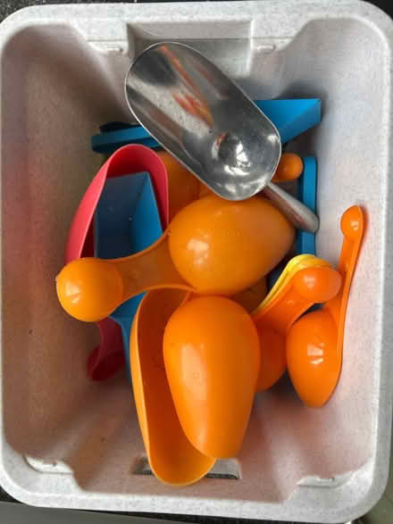 Photo of free Plastic and metal scoops (MK41- Brickhill) #1