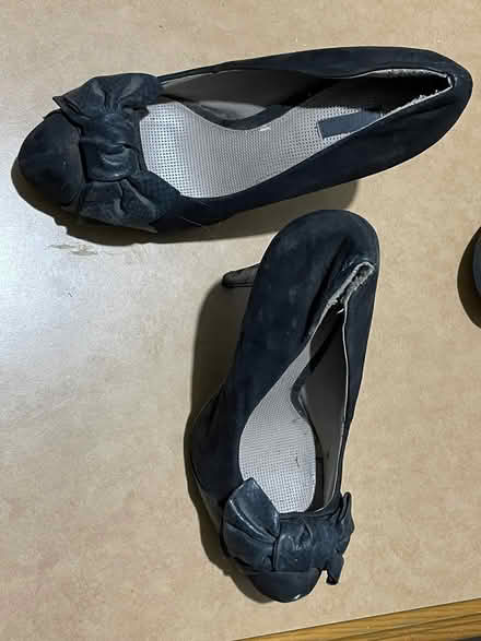 Photo of free Black ladies heels with bow (Mitcham CR4) #1