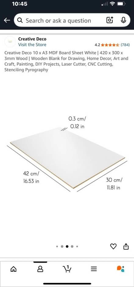 Photo of free 7xMDF wood boards - arts/craft/diy (Muswell Hill N10) #3