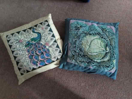 Photo of free Two hand made tapestry cushions (Eastcote HA5) #1