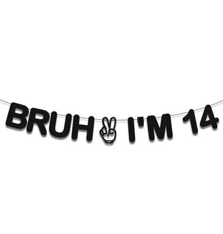 Photo of free 14th birthday banner (DE55 - Swanwick) #2