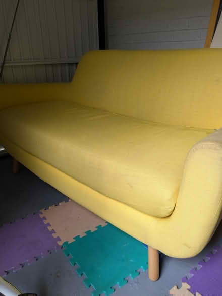 Photo of free MADE yellow sofa (Clock House area, BR3) #2