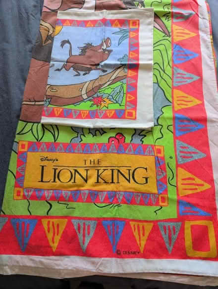 Photo of free Lion king duvet cover and pillowcase (Eastcote HA5) #1