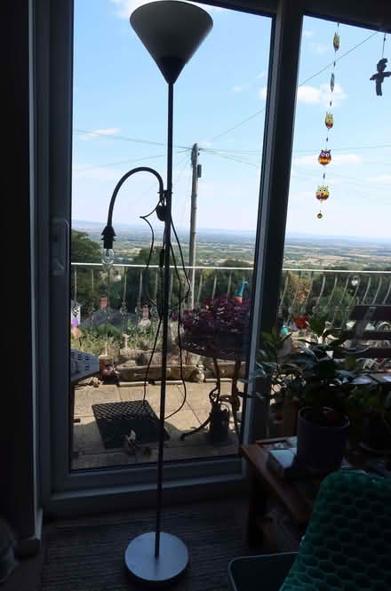 Photo of free Floor + Reading Lamp, Silver (Malvern WR14) #1