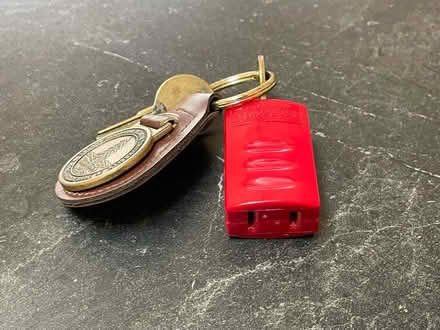 Photo of free Electrical plug lock (West Menlo) #1