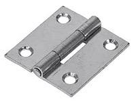 Photo of 2 x approx 1” stainless steel hinges (Norton Lees S8) #1