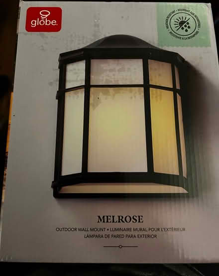 Photo of free new globe light fixture (Near Albion & Walkley.) #1