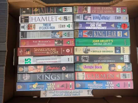 Photo of free Various VHS tapes, some Shakespeare/musicals/random (Purton SN5) #1