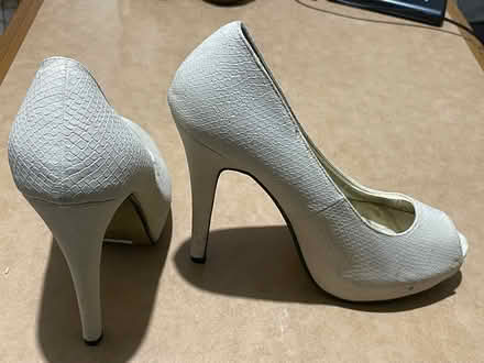 Photo of free Ladies cream heels (Mitcham CR4) #2