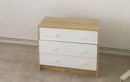 Photo of free Small bedroom chest of drawers (Moorfields) #1