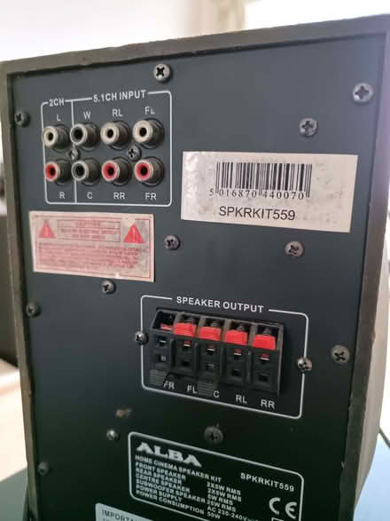 Photo of free 5.1 surround sound (Altofts WF6) #2