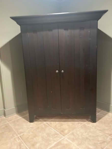 Photo of free Wood Storage Cabinet (Sandy Springs-Riverside Dr) #4