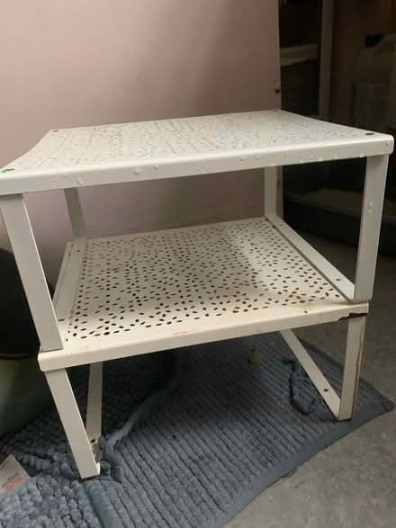 Photo of free 2 white ikea shelves (Brockley SE4) #2