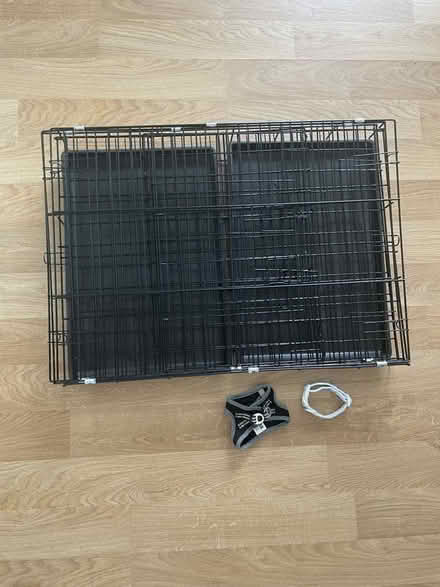 Photo of free Crate, collar & harness for puppy (N4) #2