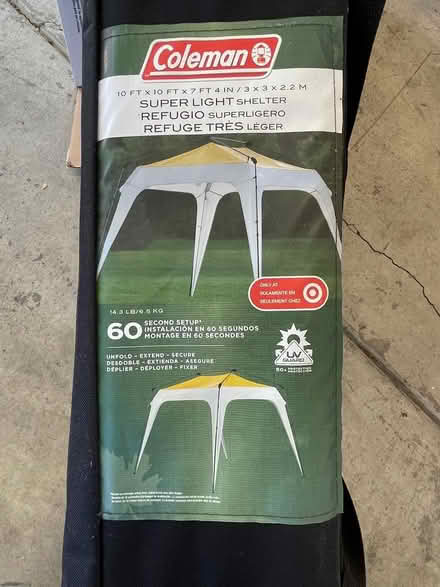 Photo of free Coleman shelter (West side Petaluma) #1