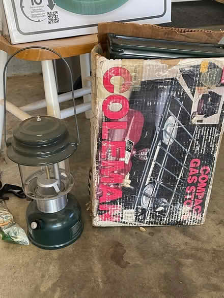Photo of free Coleman stove and lantern (West side Petaluma) #1