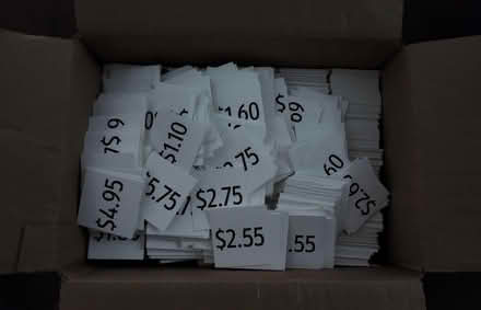 Photo of free Laminated Price Cards (Ambler) #1