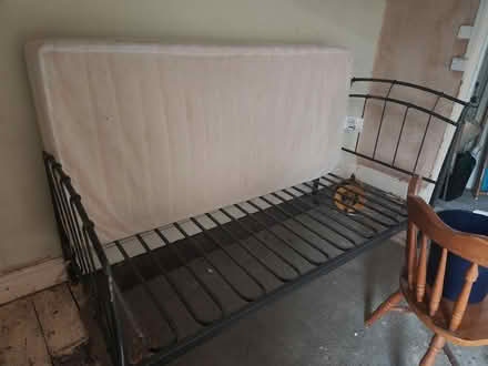 Photo of free Single bed frame and mattress (Manselton SA5) #1