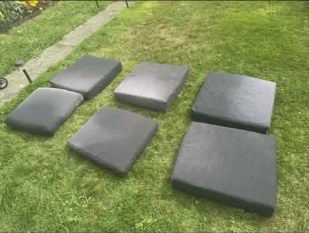 Photo of free 6 Garden cushions (Leicester forest east) #1