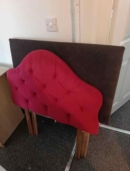Photo of free 2 X single bed Headboards (Deepdale PR1) #1
