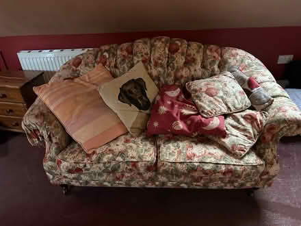 Photo of free Sofa with wheels at the front (Blackboys TN22) #1